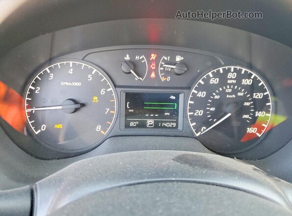 3N1AB7APXHY231401 2017 NISSAN SENTRA Gray ხელსაწყოთა პანელის ხედი