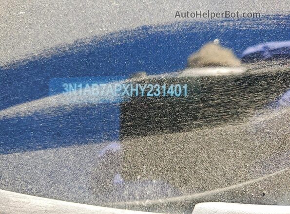3N1AB7APXHY231401 2017 NISSAN SENTRA Gray ძრავის განყოფილების ხედი