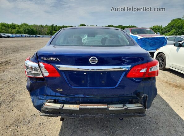 3N1AB7APXHY247744 2017 NISSAN SENTRA Blue Вид ззаду