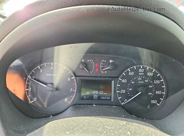 3N1AB7APXHY247744 2017 NISSAN SENTRA Blue Вид щитка приладів