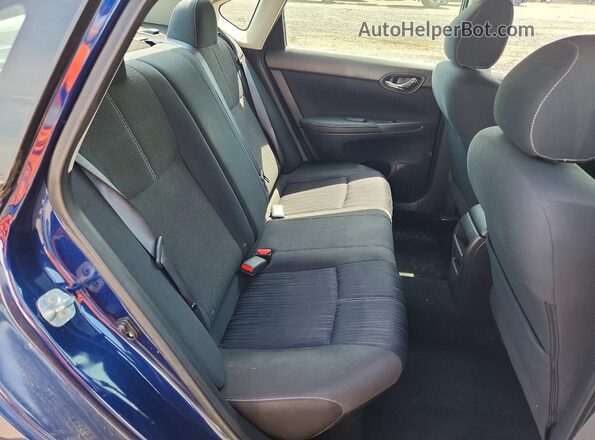 3N1AB7APXHY247744 2017 NISSAN SENTRA Blue Вид задніх сидінь