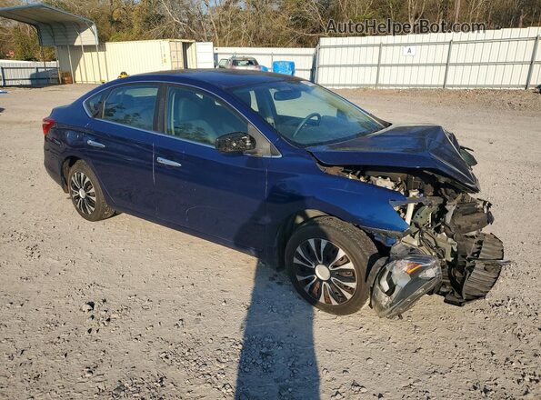 3N1AB7APXHY274961 2017 NISSAN SENTRA Blue Przód prawy
