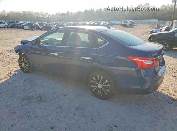 3N1AB7APXHY274961 2017 NISSAN SENTRA Blue Tył lewy
