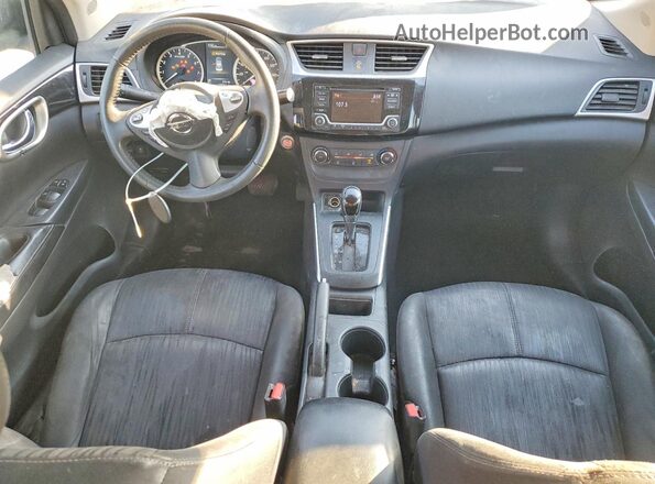 3N1AB7APXHY274961 2017 NISSAN SENTRA Blue Widok deski rozdzielczej