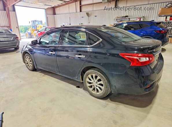 3N1AB7APXHY280744 2017 NISSAN SENTRA Black Rear left