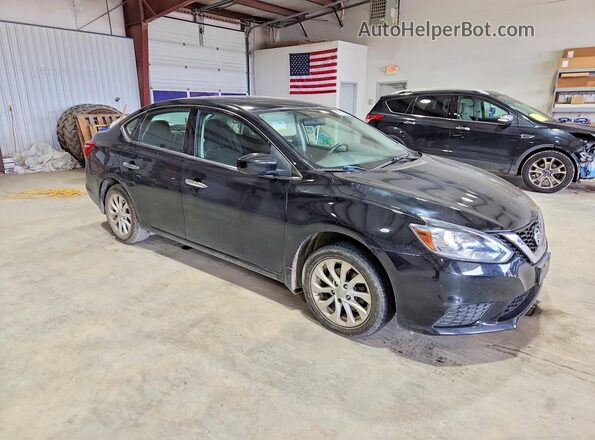 3N1AB7APXHY280744 2017 NISSAN SENTRA Black Front right