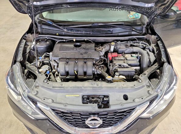 3N1AB7APXHY280744 2017 NISSAN SENTRA Black Rear interior view