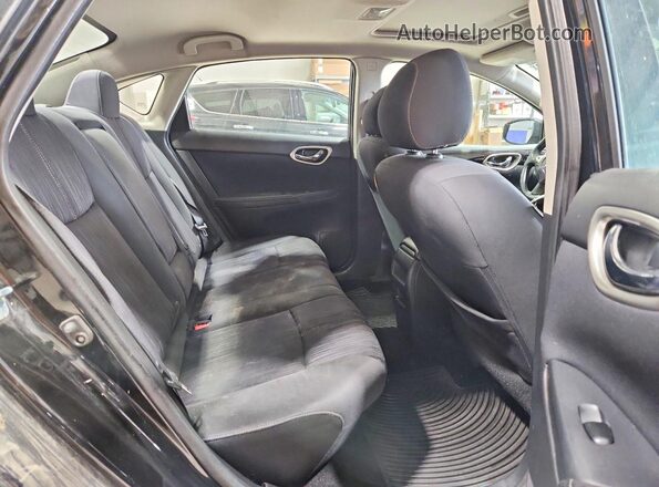 3N1AB7APXHY280744 2017 NISSAN SENTRA Black Rear seats view