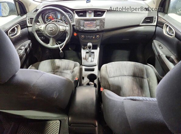 3N1AB7APXHY280744 2017 NISSAN SENTRA Black Dashboard view