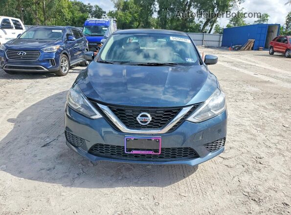 3N1AB7APXHY296863 2017 NISSAN SENTRA Синий Вид спереди