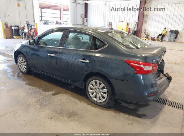 3N1AB7APXHY308543 2017 NISSAN SENTRA Teal Tył lewy