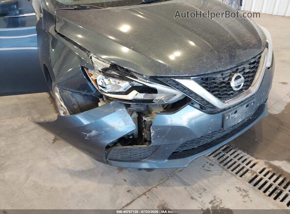 3N1AB7APXHY308543 2017 NISSAN SENTRA Teal Widok zestawu wskaźników