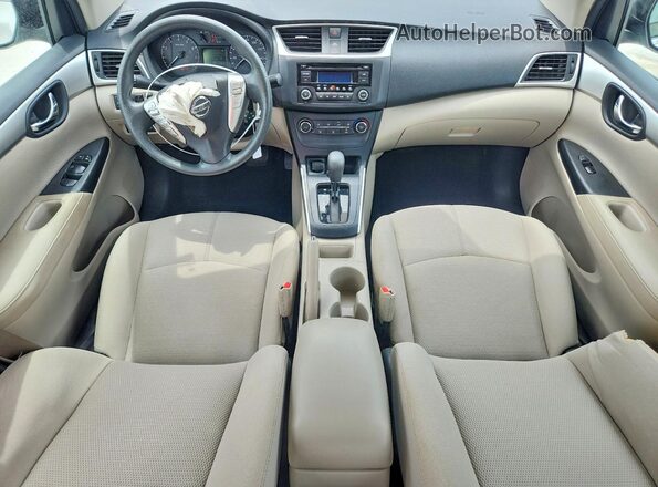 3N1AB7APXHY335015 2017 NISSAN SENTRA White Dashboard view