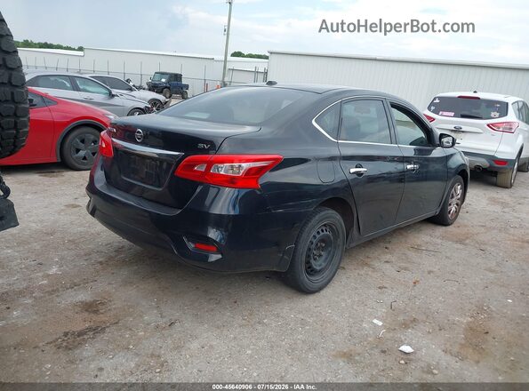 3N1AB7APXHY338965 2017 NISSAN SENTRA Черный Задняя правая четверть