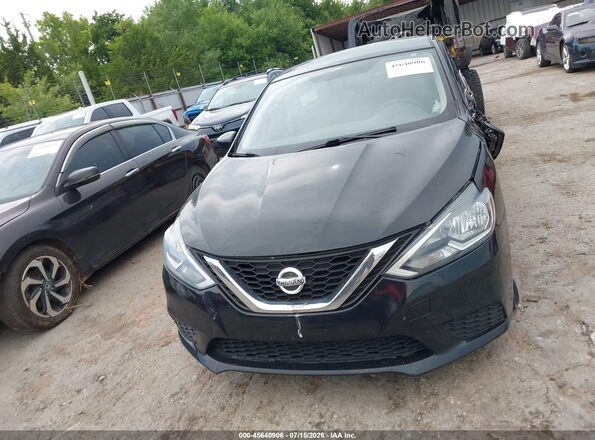 3N1AB7APXHY338965 2017 NISSAN SENTRA Черный Вид щитка приборов