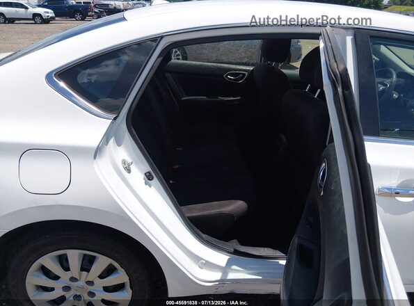 3N1AB7APXHY340246 2017 NISSAN SENTRA White Widok naklejki z numerem VIN
