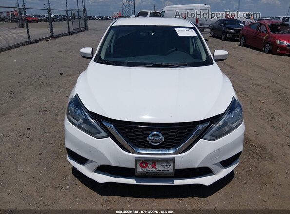 3N1AB7APXHY340246 2017 NISSAN SENTRA White Widok zestawu wskaźników