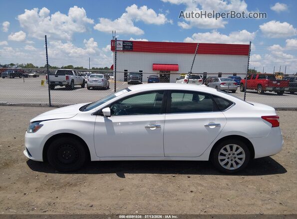 3N1AB7APXHY340246 2017 NISSAN SENTRA White Widok wnętrza 360 stopni