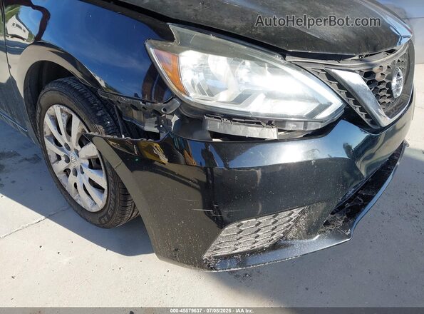 3N1AB7APXHY342823 2017 NISSAN SENTRA Black Vista frontal