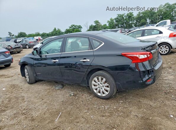 3N1AB7APXHY346953 2017 NISSAN SENTRA Black Trasero izquierdo
