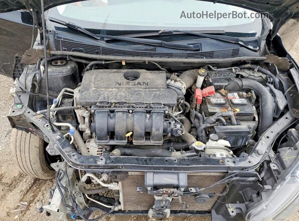 3N1AB7APXHY346953 2017 NISSAN SENTRA Black Vista interior trasera