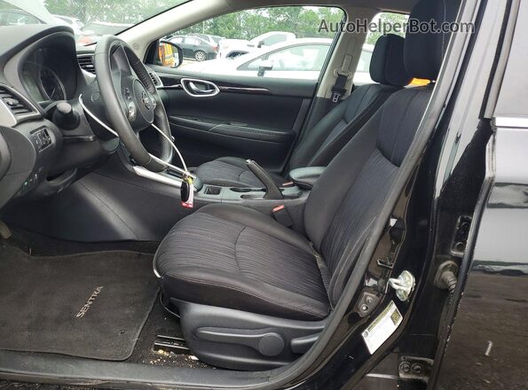 3N1AB7APXHY346953 2017 NISSAN SENTRA Black Vista interior delantera