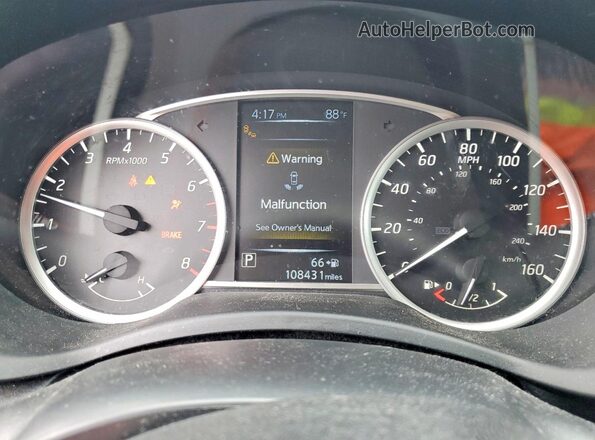 3N1AB7APXHY346953 2017 NISSAN SENTRA Black Vista del cuadro de instrumentos