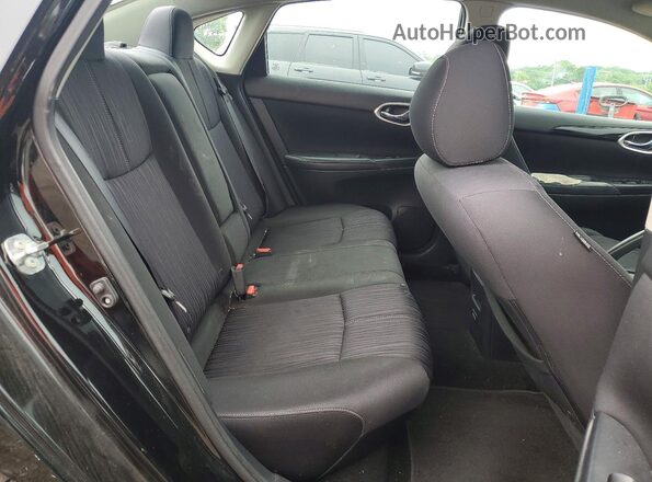 3N1AB7APXHY346953 2017 NISSAN SENTRA Black Vista de los asientos traseros