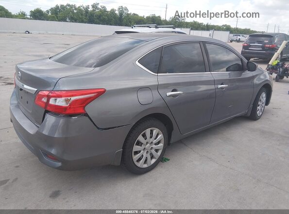 3N1AB7APXHY348010 2017 NISSAN SENTRA Gray უკანა მარჯვენა