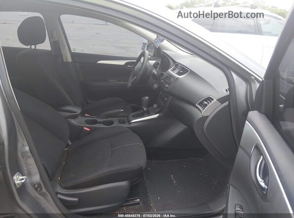 3N1AB7APXHY348010 2017 NISSAN SENTRA Gray წინა სალონის ხედი