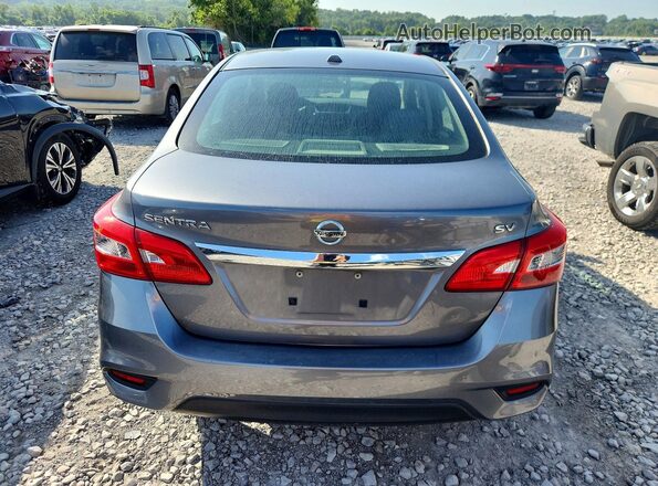 3N1AB7APXHY358360 2017 NISSAN SENTRA Gray Вид ззаду