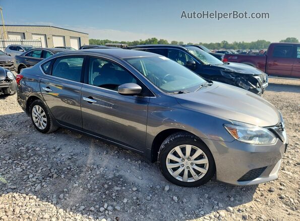 3N1AB7APXHY358360 2017 NISSAN SENTRA Gray Передня права чверть