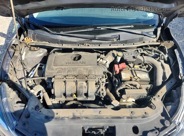 3N1AB7APXHY358360 2017 NISSAN SENTRA Gray Вид задньої частини салону