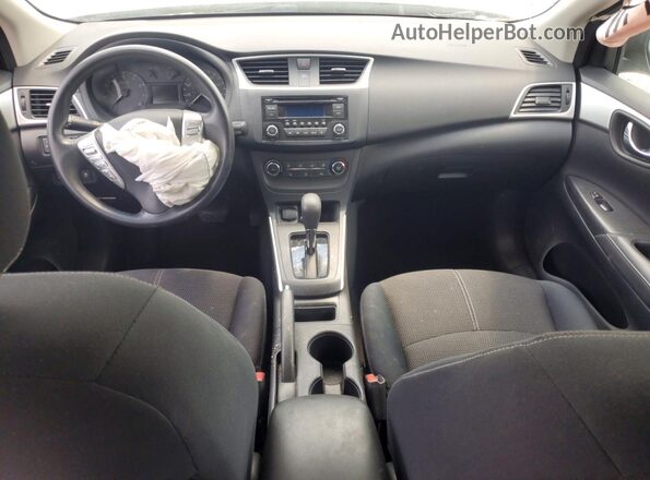 3N1AB7APXHY367513 2017 NISSAN SENTRA White Вид панелі приладів