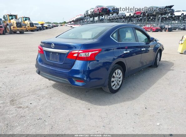 3N1AB7APXHY374798 2017 NISSAN SENTRA Blue Задня права чверть