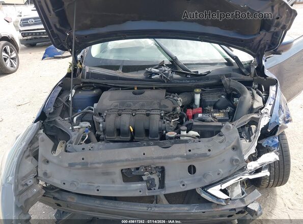 3N1AB7APXHY374798 2017 NISSAN SENTRA Blue Вид ззаду