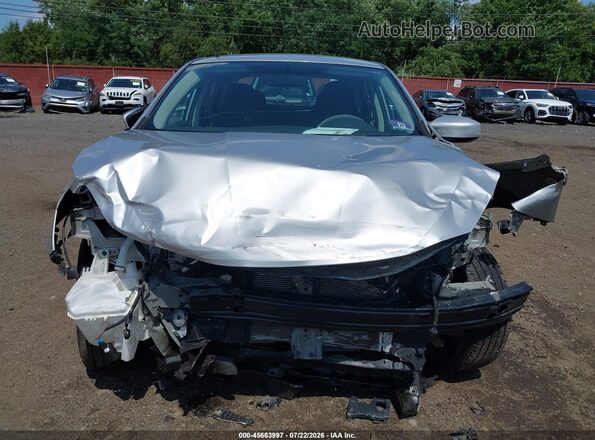 3N1AB7APXHY377507 2017 NISSAN SENTRA Серебряный Вид щитка приборов