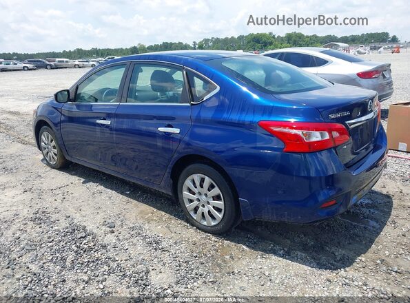3N1AB7APXHY389544 2017 NISSAN SENTRA Blue Tył lewy
