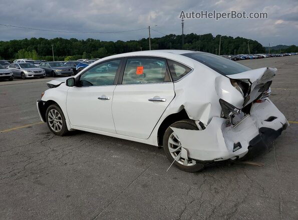 3N1AB7APXJL622602 2018 NISSAN SENTRA Белый Задняя левая четверть