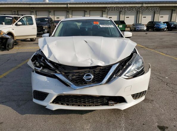 3N1AB7APXJL622602 2018 NISSAN SENTRA Белый Вид спереди