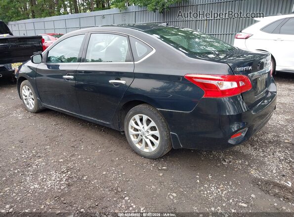 3N1AB7APXJL662758 2018 NISSAN SENTRA Black უკანა მარცხენა