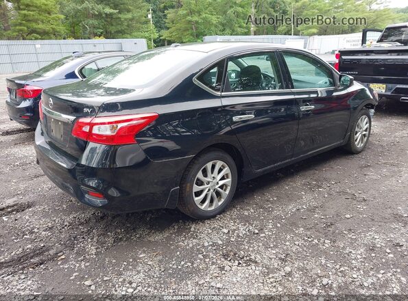 3N1AB7APXJL662758 2018 NISSAN SENTRA Black უკანა მარჯვენა
