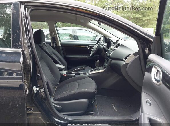 3N1AB7APXJL662758 2018 NISSAN SENTRA Black წინა სალონის ხედი