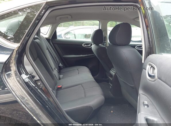 3N1AB7APXJL662758 2018 NISSAN SENTRA Black VIN კოდის სტიკერის ხედი
