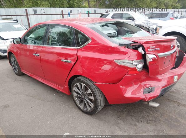 3N1AB7APXJY203328 2018 NISSAN SENTRA Red Задня ліва чверть