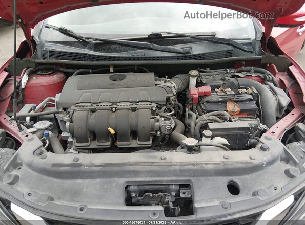 3N1AB7APXJY203328 2018 NISSAN SENTRA Red Вид ззаду