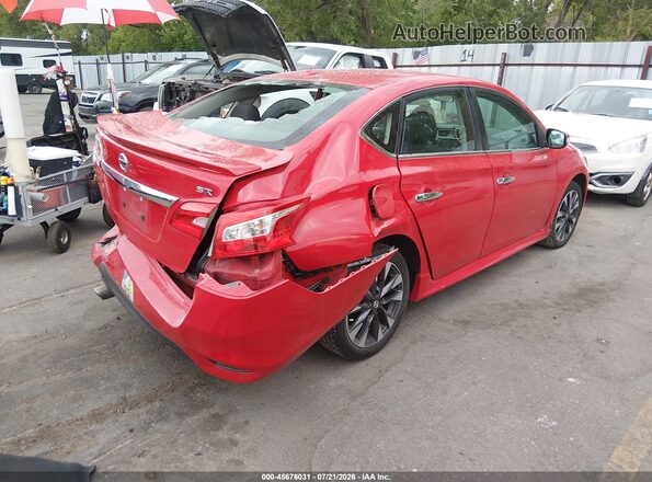 3N1AB7APXJY203328 2018 NISSAN SENTRA Red Задня права чверть