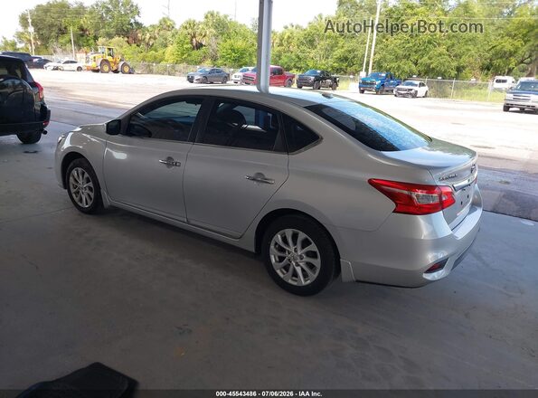 3N1AB7APXJY207430 2018 NISSAN SENTRA Silver Tył lewy