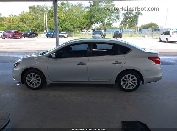 3N1AB7APXJY207430 2018 NISSAN SENTRA Silver Widok wnętrza 360 stopni