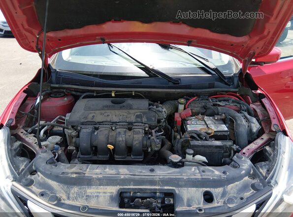 3N1AB7APXJY210621 2018 NISSAN SENTRA Red Вид ззаду